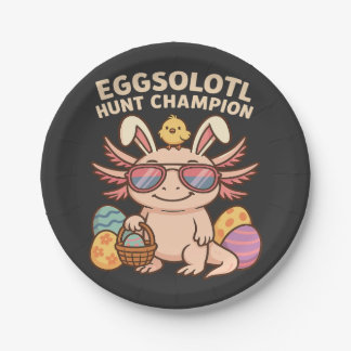 verbessert): Eggsolotl Hunt Champion - Funny Niedl Pappteller