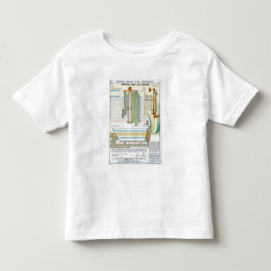 Verbesserte Bäder und Duschen von einem Katalog Kleinkind T-shirt