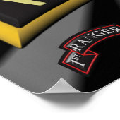 Verbessertes Logo für das 75. Ranger-Reglement Poster (Ecke)