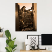 Verbessertes Portrait von Edward M. Thomas Poster (Heimbüro)