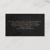 Verbesserung der Handyman-Zuhause Visitenkarte (Rückseite)