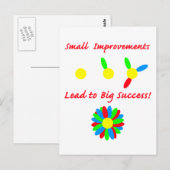 Verbesserung des Erfolgs Postkarte (Vorne/Hinten)