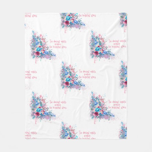 Verbesserung des Krebsangebots durch Blume Fleecedecke (Vorderseite)