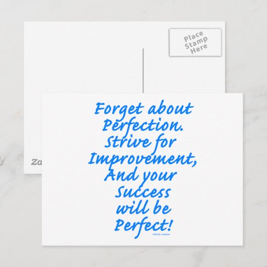 Verbesserung Postkarte (Vorne/Hinten)