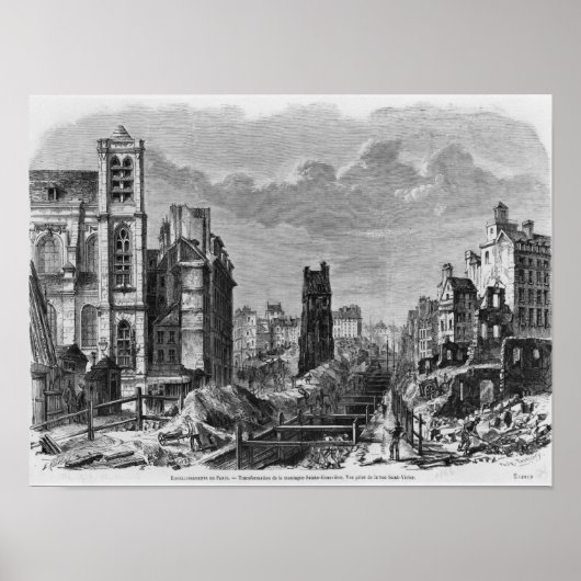 Verbesserungen in Paris Poster (Vorne)