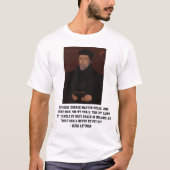 Verbesserungs-Mut-Zitat Hughs Latimer T-Shirt (Vorderseite)