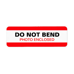 Verbiegen Sie nicht Warnschild-Rot