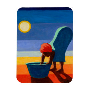 Verbiegende Frau 2005 Magnet