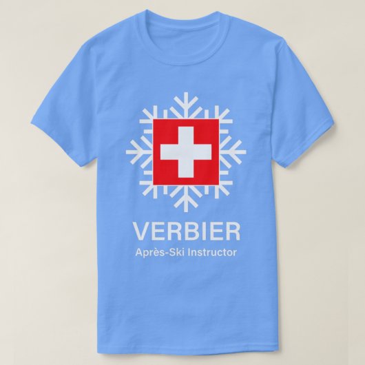 Verbier Apres Ski Instructor T-Shirt (Design vorne)