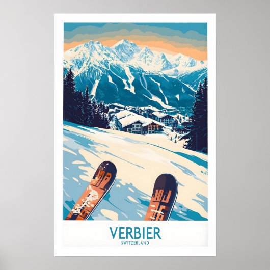 Verbier Poster Schweiz 1 (Vorne)