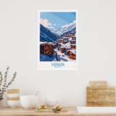 Verbier-Reiseposter 1 Poster (Küche)