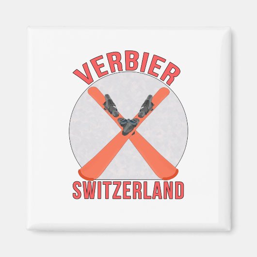 Verbier, Schweiz Magnet (Vorne)