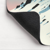 Verbier Schweiz Ski-Poster Kunstdruck. Mousepad (Ecke)