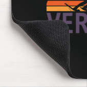Verbier Schweiz Ski Resort Snowboarden Mousepad (Ecke)