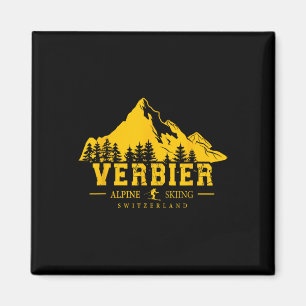 Verbier Schweiz Skigebiet Alpinski Schweizer Magnet