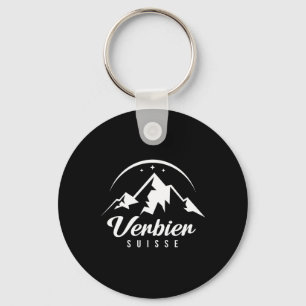 Verbier Schweiz Skigebiet Skifahren Snowboarden Schlüsselanhänger