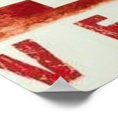 Verbier Schweiz Vintage Travel Poster (Ecke)