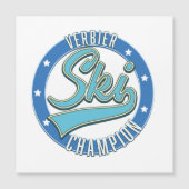Verbier Ski Champion Magnetkarte (Vorderseite)