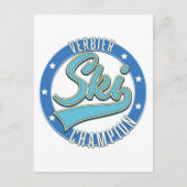 Verbier Ski Champion Postkarte (Vorderseite)