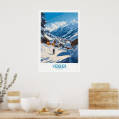 Verbier-Ski-Plakat Schweiz 1 Poster (Küche)