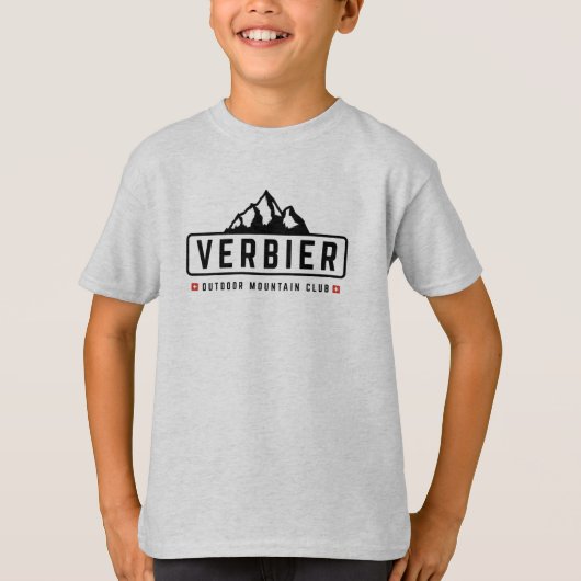 Verbier Switzerland Outdoor T - Shirt (Vorderseite)
