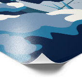 Verbier Switzerland Reiseplakat Fotodruck (Ecke)