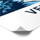 Verbier Switzerland Travel Print Poster (Ecke)