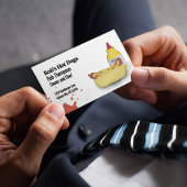 Verbinde Mit Mir QR-Code Einfach Hot Dog Visitenkarte