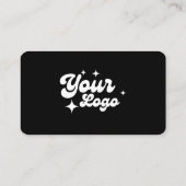 Verbinde Mit Uns Logo Monogramm Qr Code Visitenkarte (Rückseite)