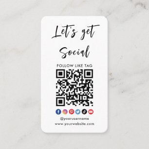 Verbinden mit QR-Code Beruflich Visitenkarte