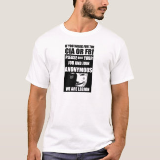Verbinden Sie anonymes T-Shirt