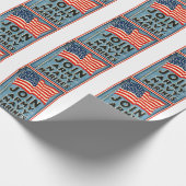 Verbinden Sie Armee, Marine, Marinesoldaten WPA Geschenkpapier (Ecke)