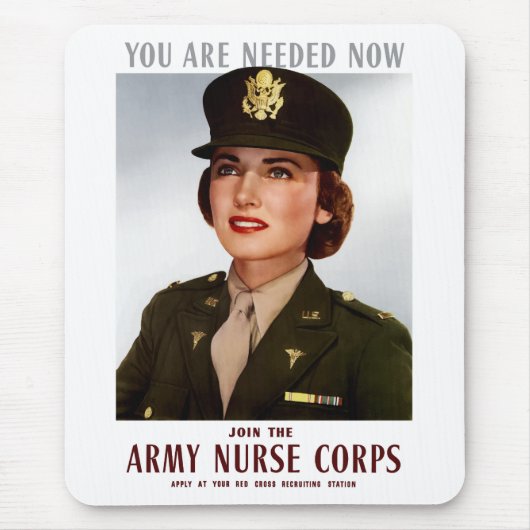 Verbinden Sie das Armee-Krankenschwester-Korps Mousepad (Vorne)