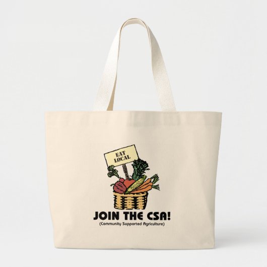 Verbinden Sie das CSA Jumbo Stoffbeutel (Vorne)