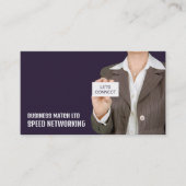 Verbinden Sie den Event-Veranstalter mit Speed-Net Visitenkarte (Vorderseite)