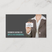 Verbinden Sie den Event-Veranstalter mit Speed-Net Visitenkarte (Vorderseite)