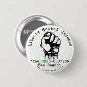 Verbinden Sie den kleinen Kraut-olution Knopf - Button (Vorne & Hinten)