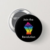 Verbinden Sie den Regenbogen-Revolutions-Knopf Button (Vorne & Hinten)