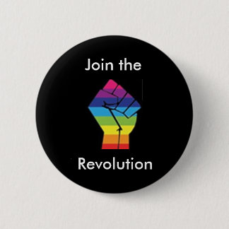 Verbinden Sie den Regenbogen-Revolutions-Knopf Button