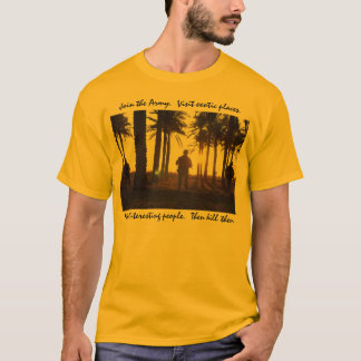 Verbinden Sie die Armee T-Shirt