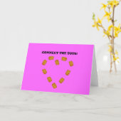 Verbinden Sie die Toten Karte (Gelbe Blume)