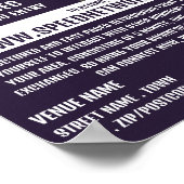 Verbinden Sie die Werbeaktion für Veranstaltungen Poster (Ecke)