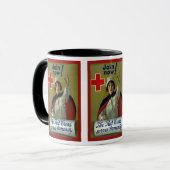 Verbinden Sie jetzt! ~Vintage Krankenschwester Tasse (Vorderseite Links)