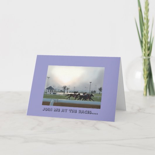 Verbinden Sie mich an den Rennen Karte (Vorderseite)