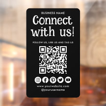 Verbinden Sie mit dem QR-Code der Social Media in 