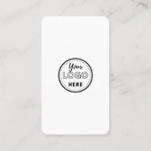 Verbinden Sie mit dem QR-Code der Social Media Visitenkarte (Rückseite)