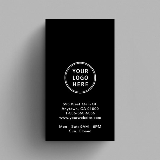 Verbinden Sie mit dem QR-Code des US-Logos Visitenkarte