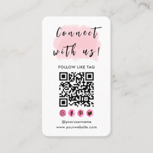 Verbinden Sie mit dem QR-Code für das US-Branding Visitenkarte