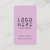 Verbinden Sie mit dem QR-Code für Social Media Lil Visitenkarte (Rückseite)