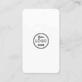 Verbinden Sie mit dem rosa QR-Code der sozialen Me Visitenkarte (Rückseite)